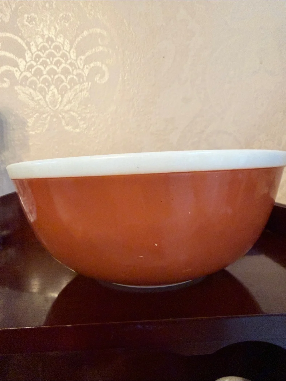 4 QT Pyrex Americana fall color mixing bowl
